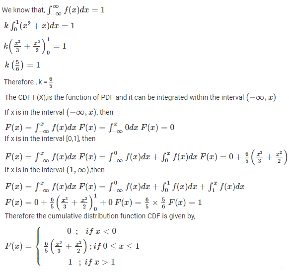 Cumulative Distribution Function Graph In Excel